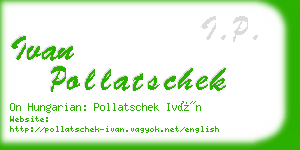 ivan pollatschek business card